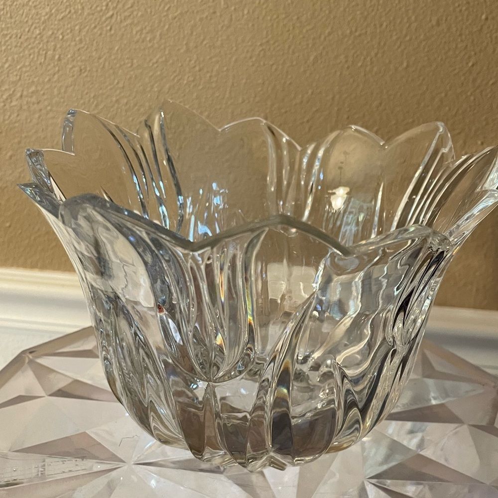 Crystal Glass Tulip Bowl